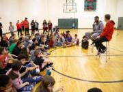 Bagley Downs: Portland Trail Blazer Moe Harkless surprised more than 70 kids at a youth basketball clinic in Vancouver on March 22. He led their clinic, answered questions, signed autographs and posed for pictures. Randy L.