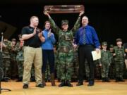 Hough: Ridgefield High School’s Deonna Grove finished first in the Lewis & Clark Young Marines graduating class, earning her the William W. Hillgaertner Honor Graduate Award and a promotion to private first class.