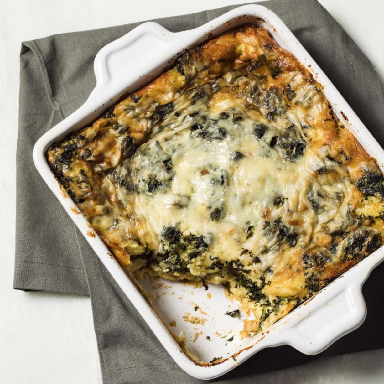 Breakfast Strata (Steve Klise/America’s Test Kitchen via AP)