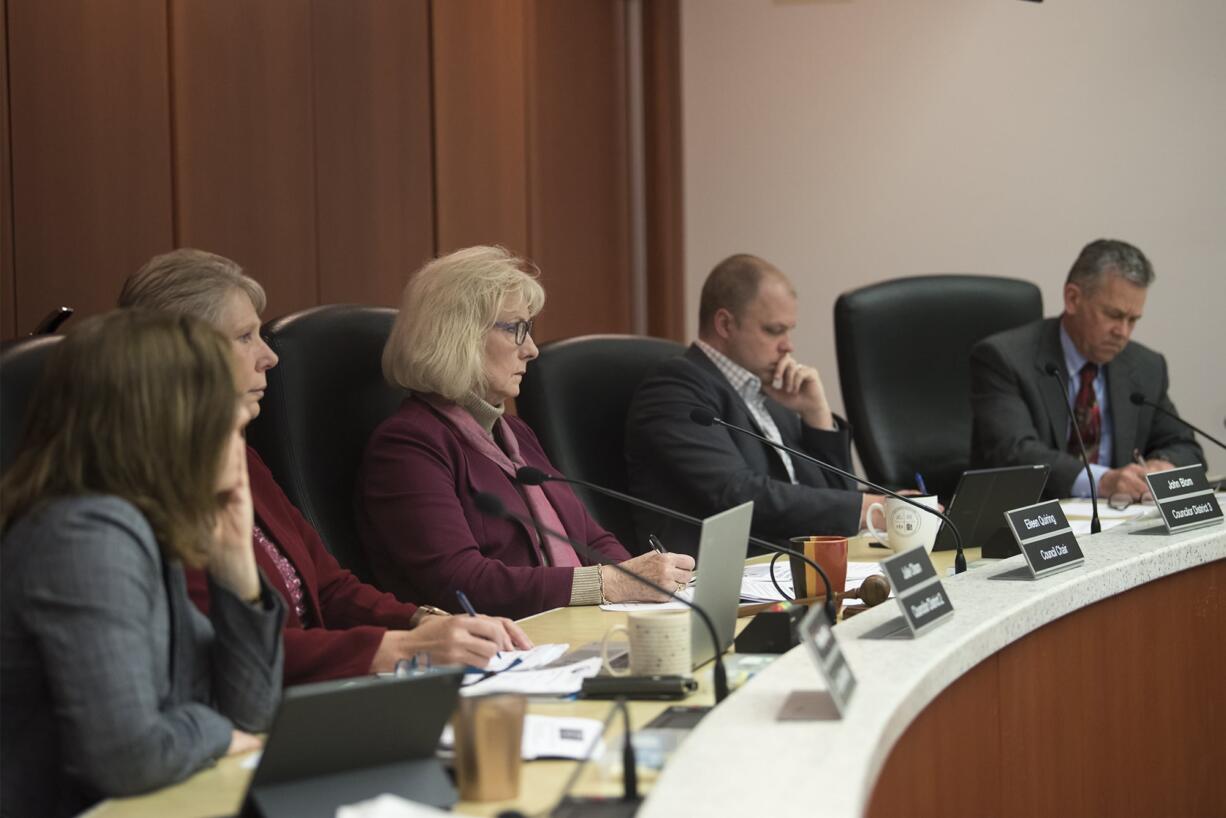 The County Council meets at the Clark County Public Service Center on Wednesday, April 3, 2019.