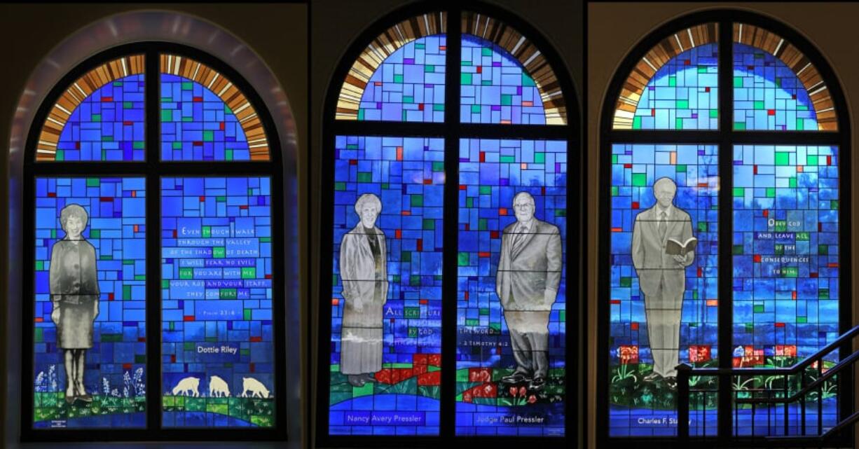 Don Young Glass Studio designed, created and, in 2013, began to install 60 stained-glass windows in the Southwestern Baptist Theological Seminary MacGorman Chapel in Fort Worth, Texas.