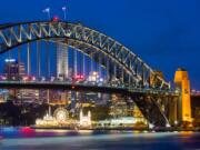 Circular Quay at rush hour on a summer’s evening on Feb. 10, 2015, in Sydney, Australia.