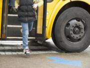 A bus driver for Vancouver Public Schools says she was attacked by a student on the special education bus she drives.