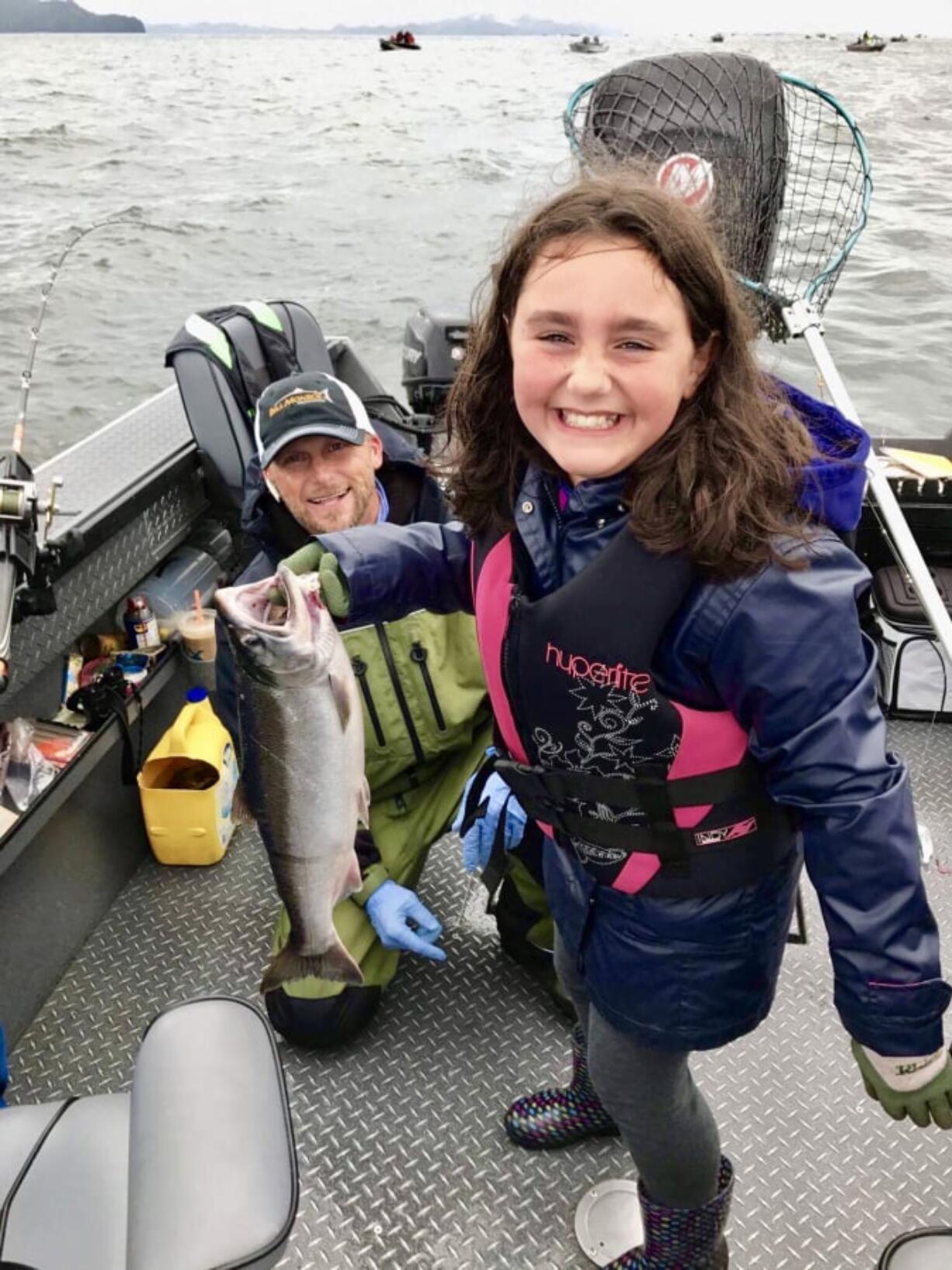 Managers have set a liberal season for coho salmon at Buoy 10 this year. However, a weak Chinook run means a short season for kings. Photo courtesy of Bill Monroe Jr.