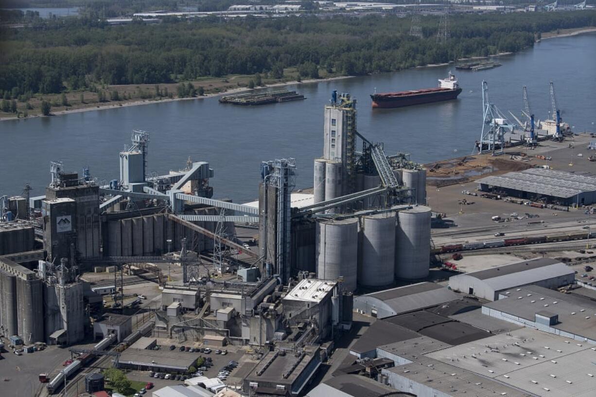 The Port of Vancouver is pictured May 2, 2018.