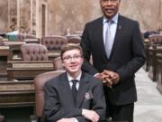 Felida: Thomas Jefferson Middle School student Lex Smith served as a page recently in the state House of Representatives, where he was sponsored by Rep. John Lovick, D-Mill Creek.