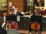 East Vancouver: Cellists perform at the Music for Mutts concert, a fundraiser for the Humane Society for Southwest Washington’s Walk/Run for the Animals.