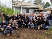 Camas: The group of 54 volunteers from Acts Church who helped clean up an elderly neighbor’s yard.