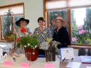 Lincoln: Assistance League Southwest Washington members and volunteers, from left, Pat Bartel, Barbara Knauer and Peg Steinmeyer at the league’s spring tea event.