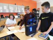 Ridgefield: Sunset Ridge Intermediate School sixth-graders prepare for the Math Is Cool state competition.