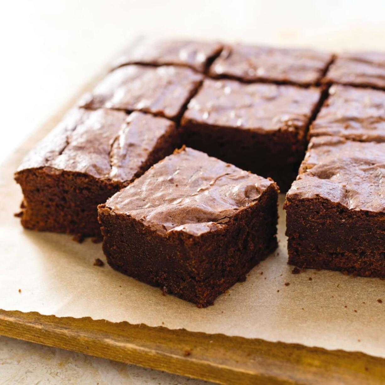 Fudgy Brownies from “The Perfect Cookie.” (Carl Tremblay/America’s Test Kitchen via AP)