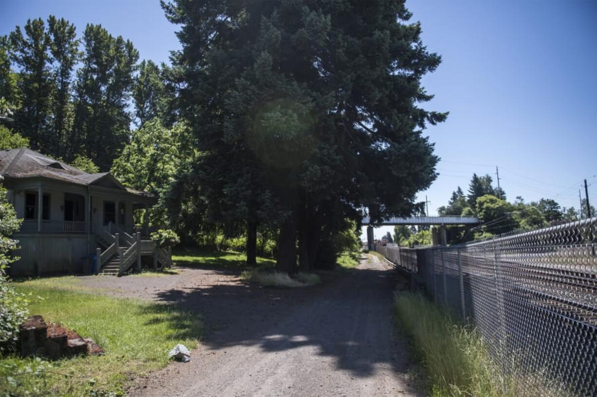 An old railroad building on an isolated parcel near Fruit Valley could become home to a community of affordable tiny homes.