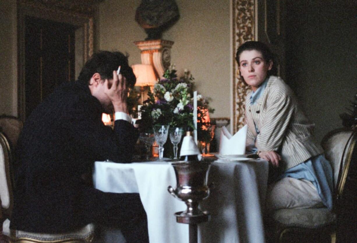 Tom Burke and Honor Swinton Byrne in “The Souvenir.” Agatha A.