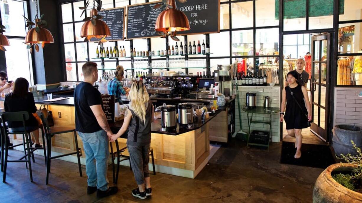 Terrain Cafe at Anthropologie in Bethesda, Md. Restaurants in retail stores are becoming trendy again.