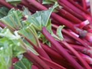 Rhubarb may technically be a vegetable, but its tangy sweetness makes it ideal for pies and other desserts.