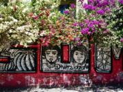 One of San Miguel de Allende’s many colorful street murals.