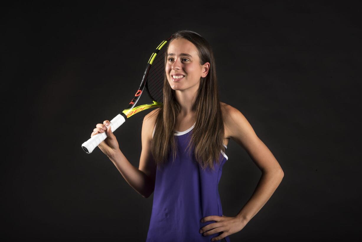 Columbia River’s Faith Grisham only lost 19 games all season and no sets on her way to winning the Class 2A singles state championship in tennis.