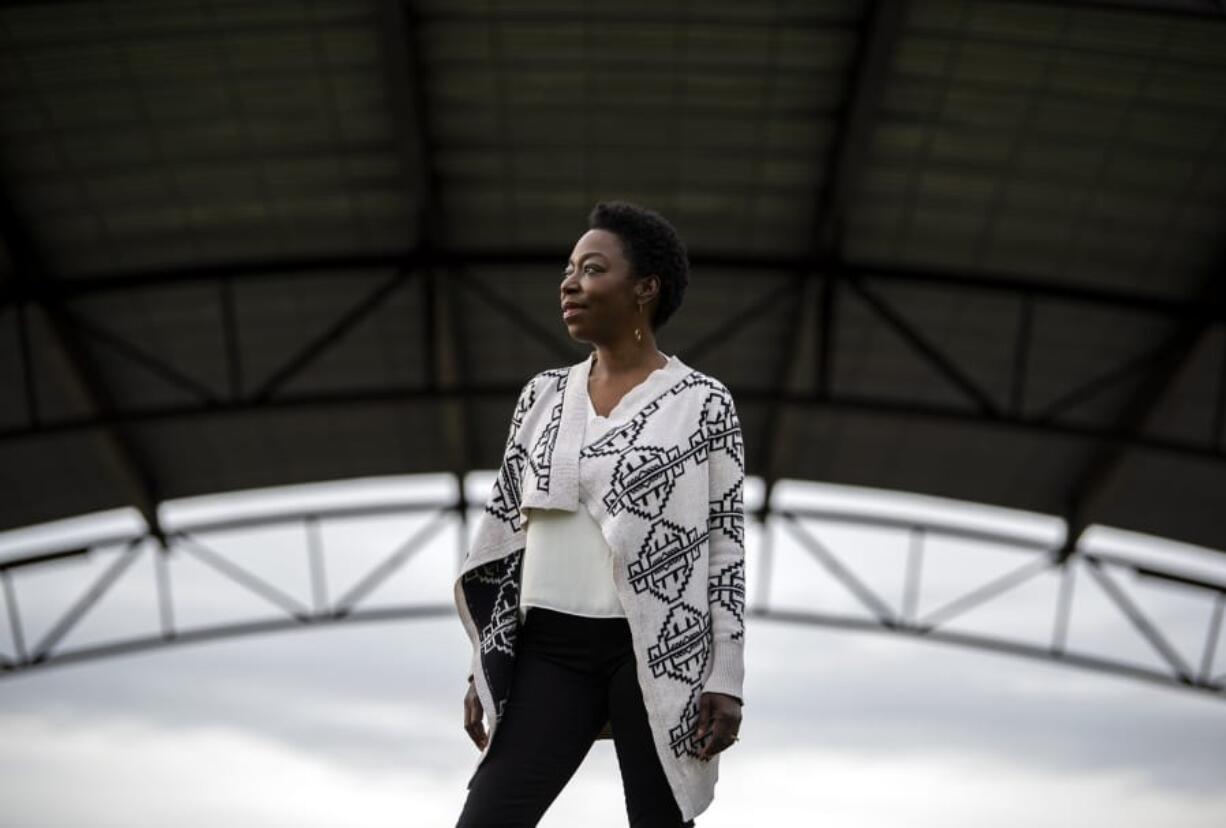 Shona Carter, 47, at Eisenhower Park in Vancouver. In April 2018, Carter received a bone marrow transplant and finished treatment for acute myeloid leukemia. After struggling to find a bone-marrow match, Carter is now raising awareness about the need for more African-American donors. Some 23 percent of African Americans are able to find a marrow match on the Be the Match registry. Carter was able to get a bone-marrow transplant from her half-sister.