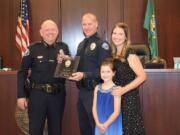 Clint Fraser, recipient of the 2018 Officer of the Year award.