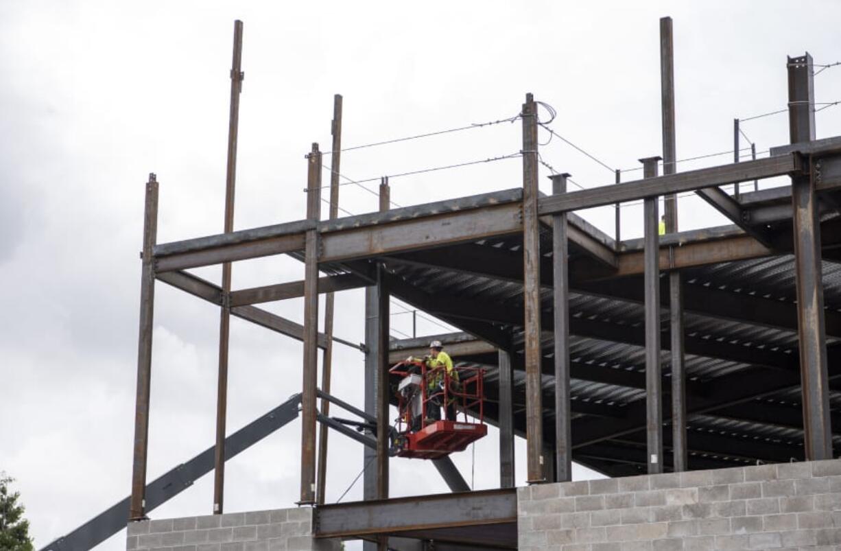 The construction industry added 200 jobs in Clark County in May.