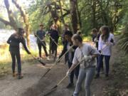 Battle Ground: Firm Foundation Christian School students participated in the school’s first ever “Serve Day,” allowing students in every grade to give back to the local community. Students visited residents in assisted living homes, worked with Habitat for Humanity and cleaned up local parks.