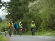 If you’re tempted to try one of the Ride Around Clark County’s longer loops in late July, sample the ups and downs with a training ride Saturday morning.