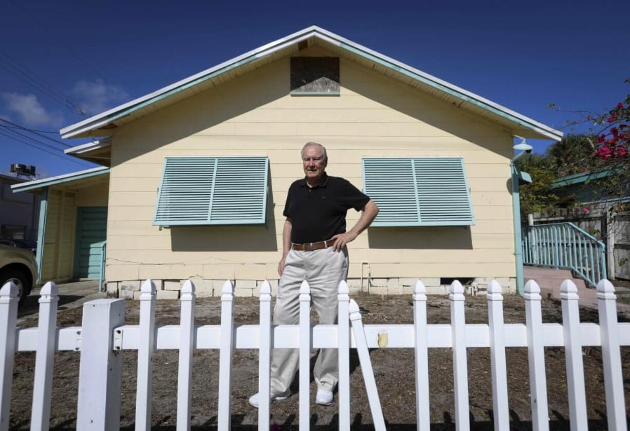 In this Nov. 18, 2018, photo, Curtis Rogers, co-founder of GEDmatch, stands outside his office in Lake Worth, Fla. The popular online genetics database used to find unknown relatives has tightened its policies for police usage over privacy concerns. (Bruce R.