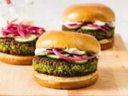 Falafel Burgers with Tahini-Yogurt Sauce (Daniel J.