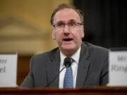 Office of the Director of National Intelligence National Security Council Counselor Peter Kiemel speaks at a House Intelligence Committee hearing on national security implications of climate change on Capitol Hill in Washington, Wednesday, June 5, 2019.