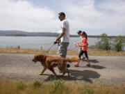 Get on the “waggin’ train” during the Hike on the Dike fundraiser for the West Columbia Gorge Humane Society.