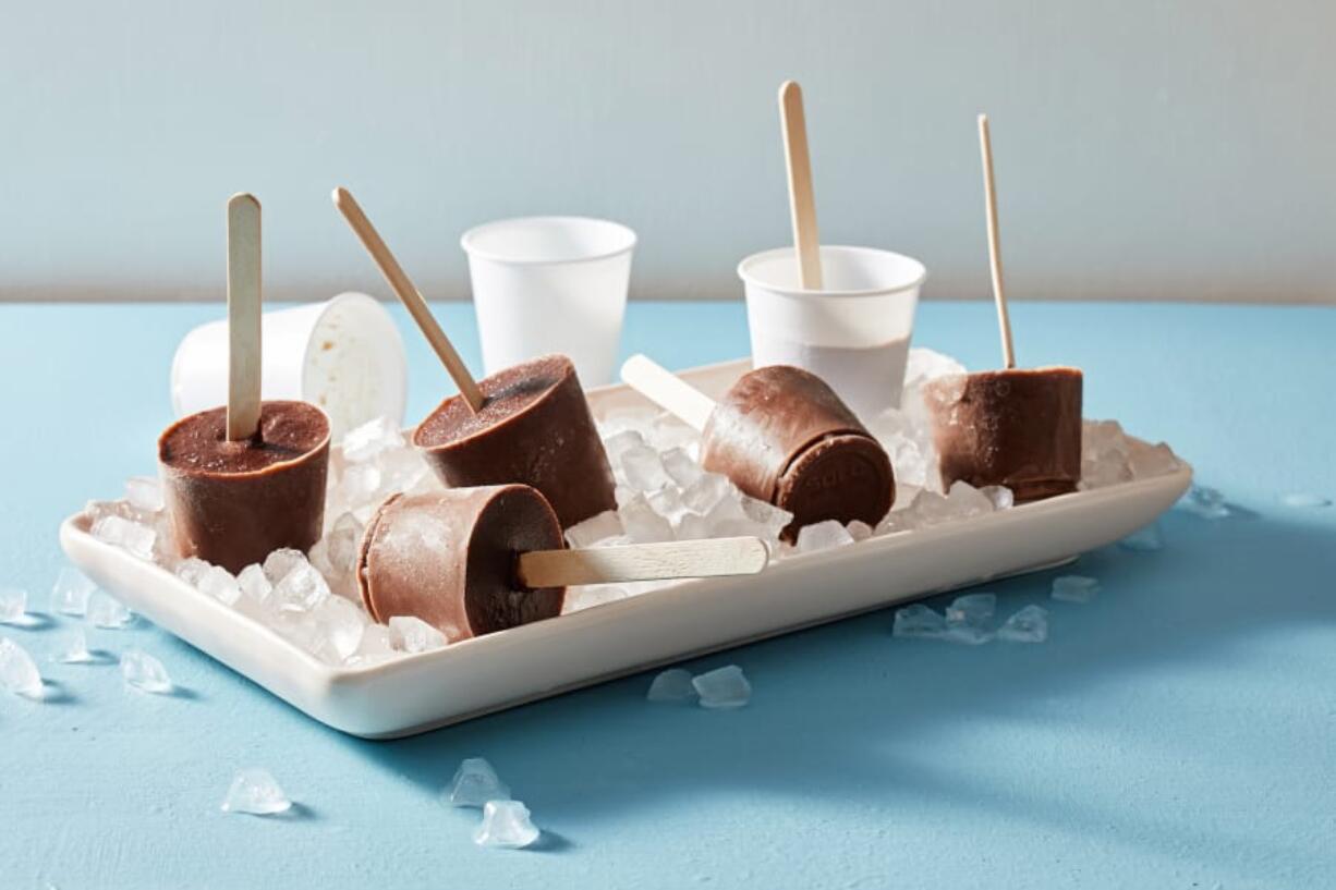 Chocolate Pudding Pops.