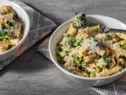 Ziti with Broccoli and Toasted Pine Nuts.