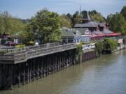 The proposed project from Kirkland Development would redevelop the site of Joe’s Crab Shack and Who Song and Larry’s, creating a mixed-use project with apartments, office and retail space and a possible hotel. It would also rebuild and widen the section of the Columbia Renaissance Trail that runs along the south side of the restaurants, which has been closed since 2007 due to a deteriorating foundation.