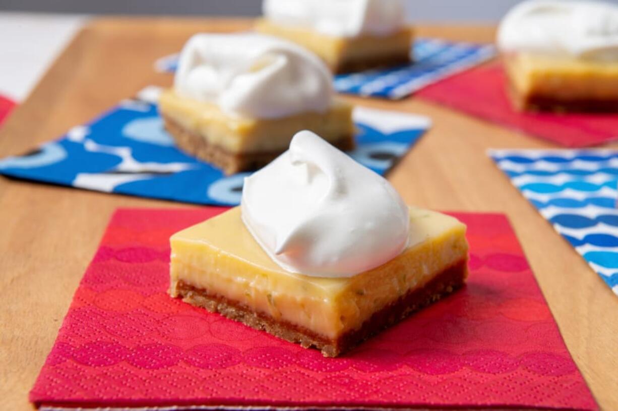 Make a sheet of these Key Lime Pie bars to share with friends.