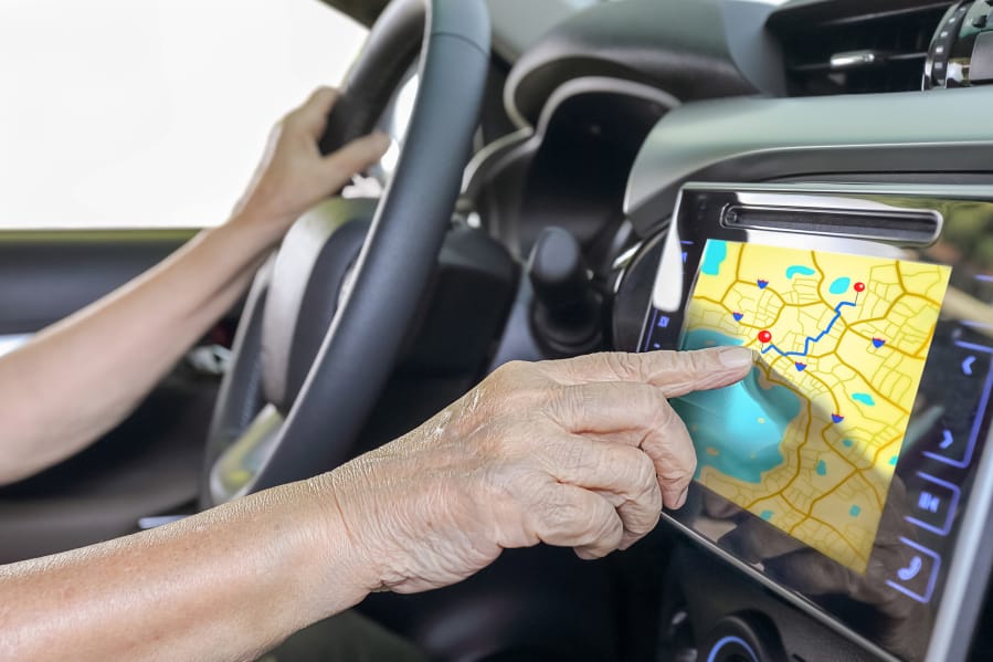 A study found that older drivers are more distracted by in-car technology than younger drivers.