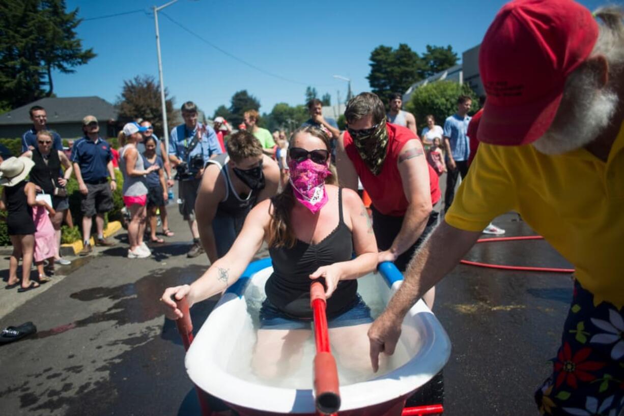 Camas Days bathtub races take place at 1 p.m. Saturday.