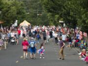 Thousands of attendants packed the streets of Ridgefield for the town's annual Fouth of July celebration Thursday. Organizers have worked to keep the event's small town-feel alive despite booming growth in the town.