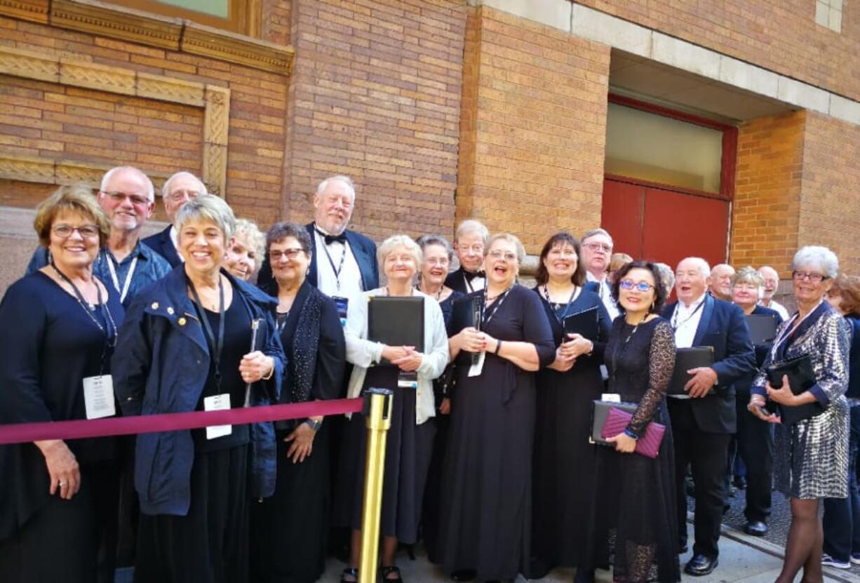 Camas: Members of the St. John’s Presbyterian Church, who were invited to perform at Carnegie Hall in the “Immortal Invisible: The Music of Pepper Choplin and Mary McDonald” concert.