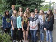 Washougal: Eleven Canyon Creek Middle School students were recognized at the 21st Annual Clark County Youth Achievement celebration.