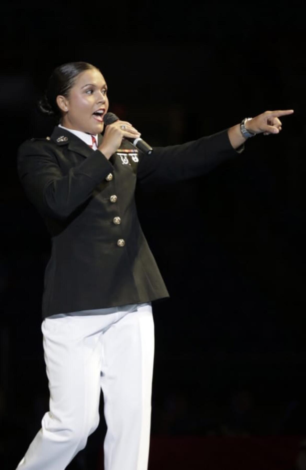 First Lieutenant Stephanie Simon at the junior and cadet national championships in Fargo, N.D.