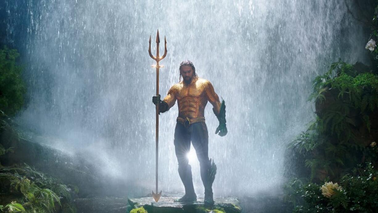 “Aquaman” is about a reluctant undersea king. The film will be shown July 12 at Endeavour Park. Warner Bros.