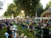 Music fans listen to the band at the Vancouver Wine and Jazz Festival at Esther Short Park. The popular festival will not happen in 2019, according to organizers.