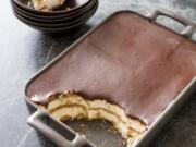 A Chocolate Eclair Cake from the cookbook “The Perfect Cake. Daniel J.