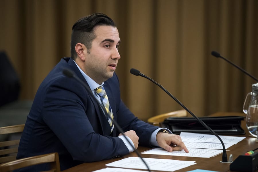 Vancouver City Council candidate David Regan is interviewed by the council Jan. 14, 2019.