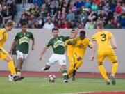 Timur Zhividze (33), playing for Timbers U23 squad, has been given a chance to play professionally with the Philadelphia Fury.