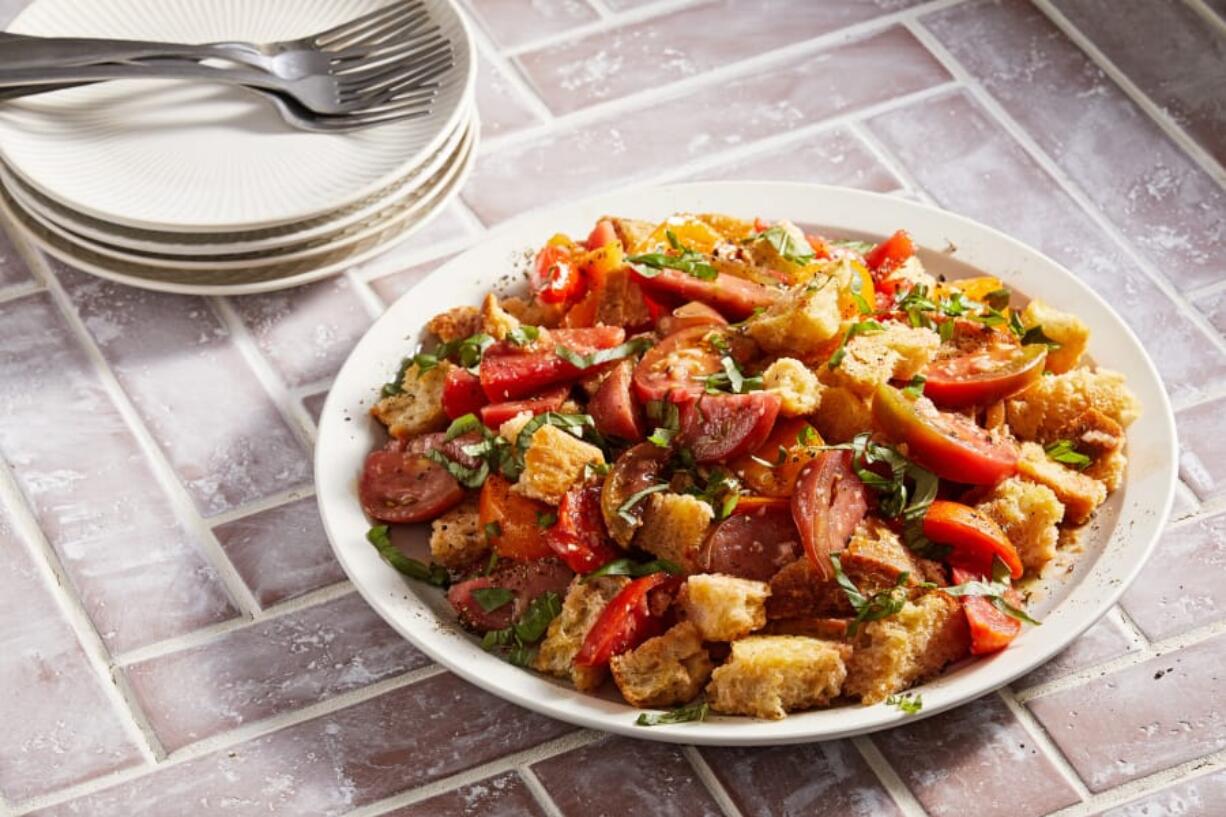 Summer Tomato Panzanella.