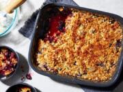 Summer Fruit Crumble.