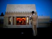 Hollyhock House, one of American architect Frank Lloyd Wright’s masterpieces and his first project in Los Angeles, in February 2015. Commissioned by oil heiress Aline Barnsdall in 1919, Hollyhock House is part of what Barnsdall imagined as a cultural arts center for the performing arts.