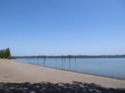 The beach at Vancouver Lake.