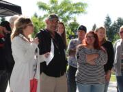 Central Park: Alaina Green, coordinator of West Van for Youth Coalition, recognizes Clark College’s Addiction Counseling Education students Club at a gathering of Southwest Washington prevention coalitions.